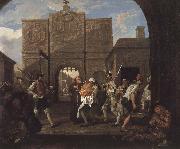 William Hogarth Output of the roast beef of England oil painting artist